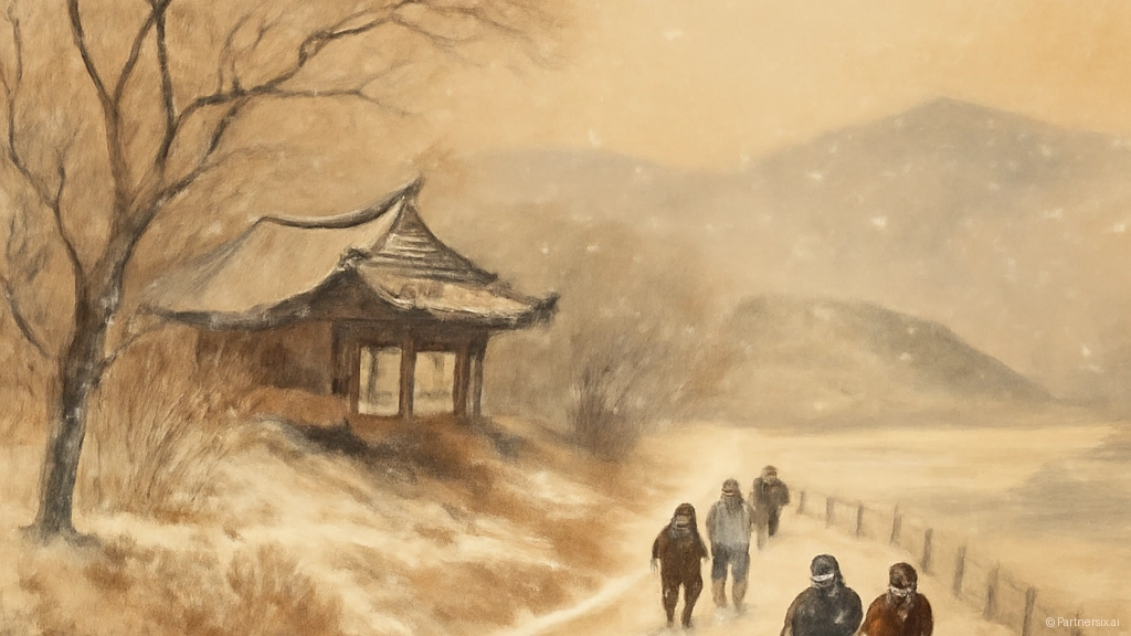 눈 내린 고마나루길, 겨울 산책 명소