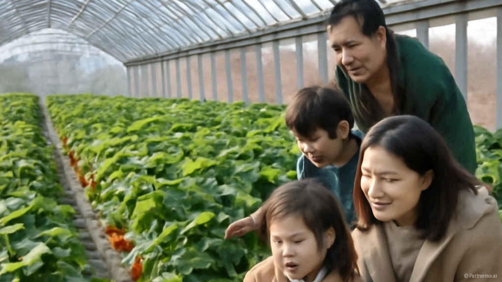 한겨울 딸기 생태 …