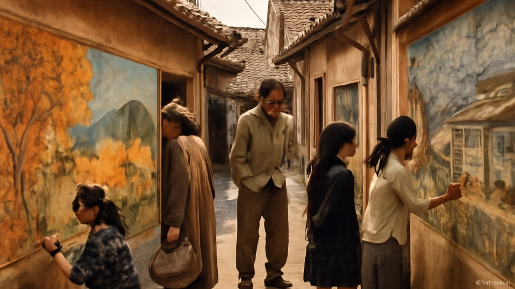 천안 미나릿길 벽화…