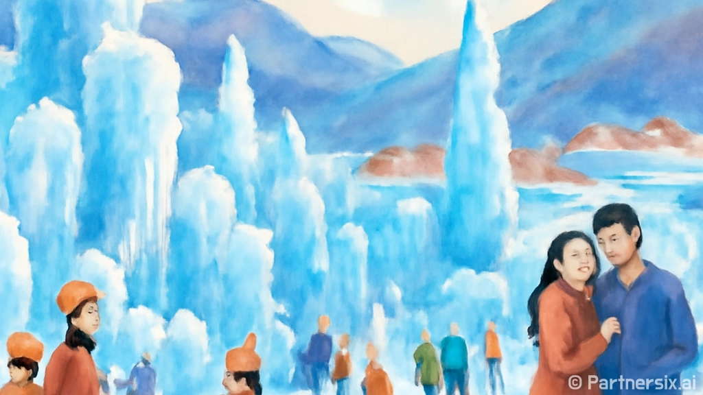 청양 칠갑산 얼음분…