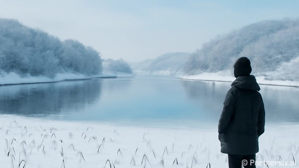 눈 속에 피어난 연…