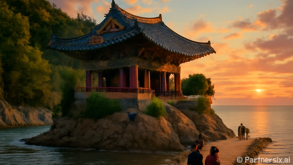 서산 간월암, 바다…