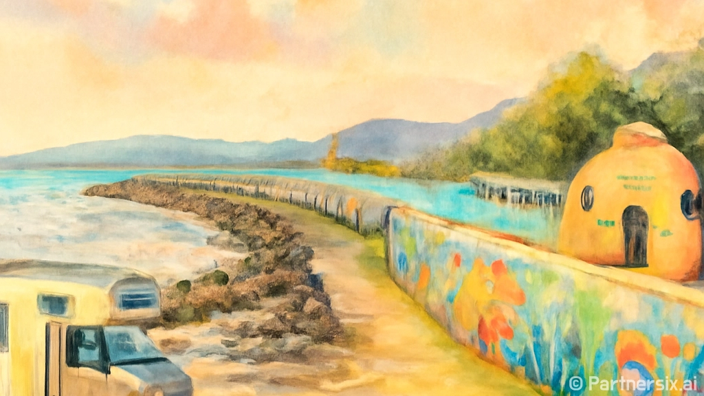 안섬 포구, 서해의…