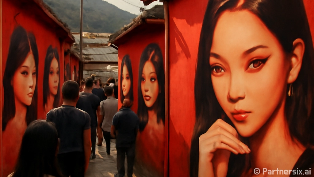 공주 이인 벽화마을…