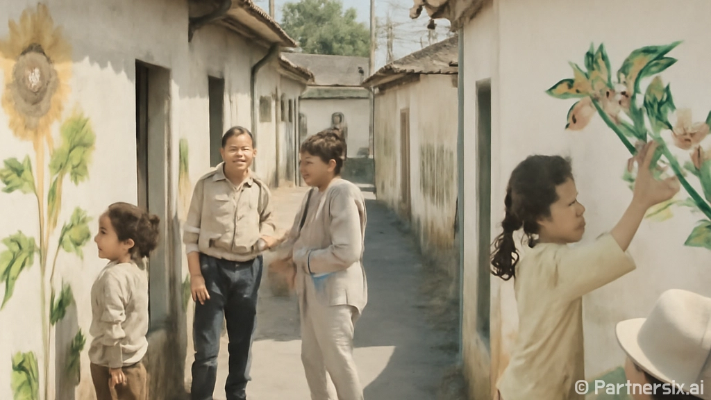 천안 미나릿길 벽화…