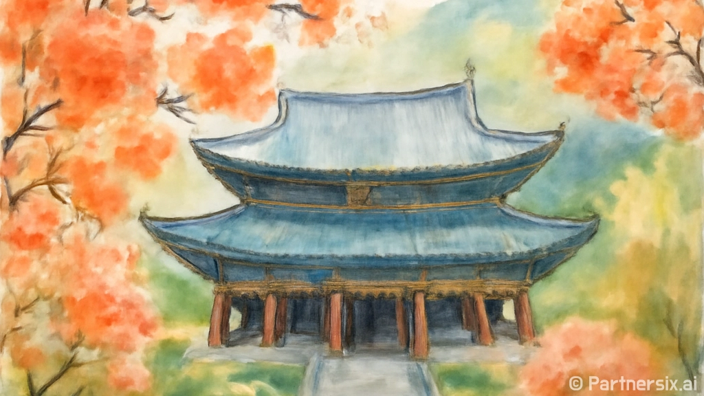 천안 각원사 핑크빛…