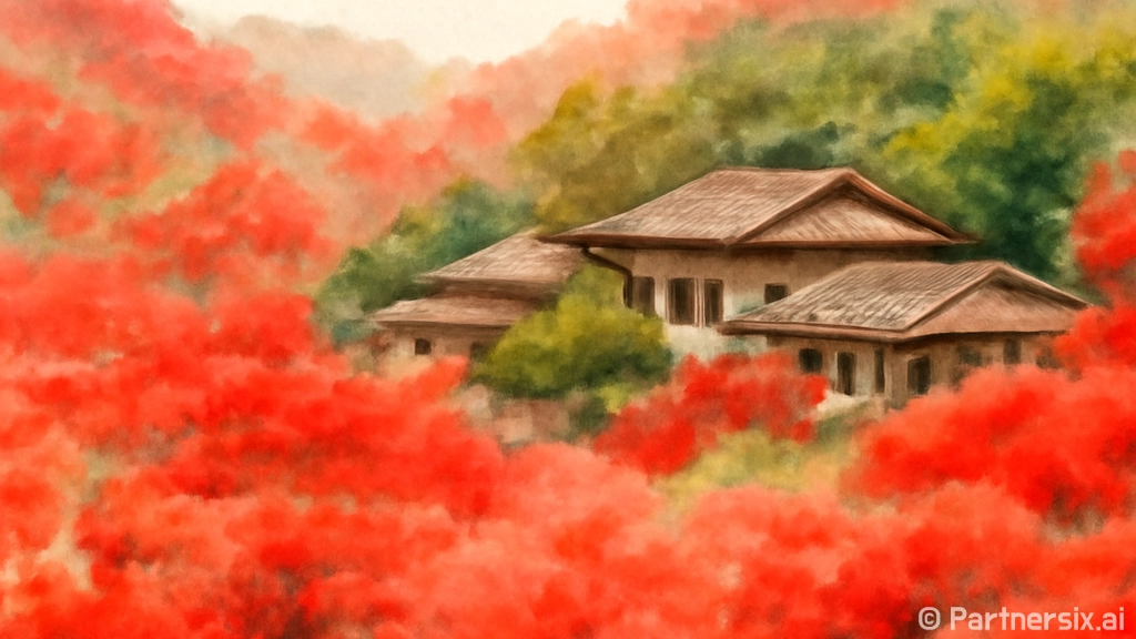 붉게 물든 금산 홍…