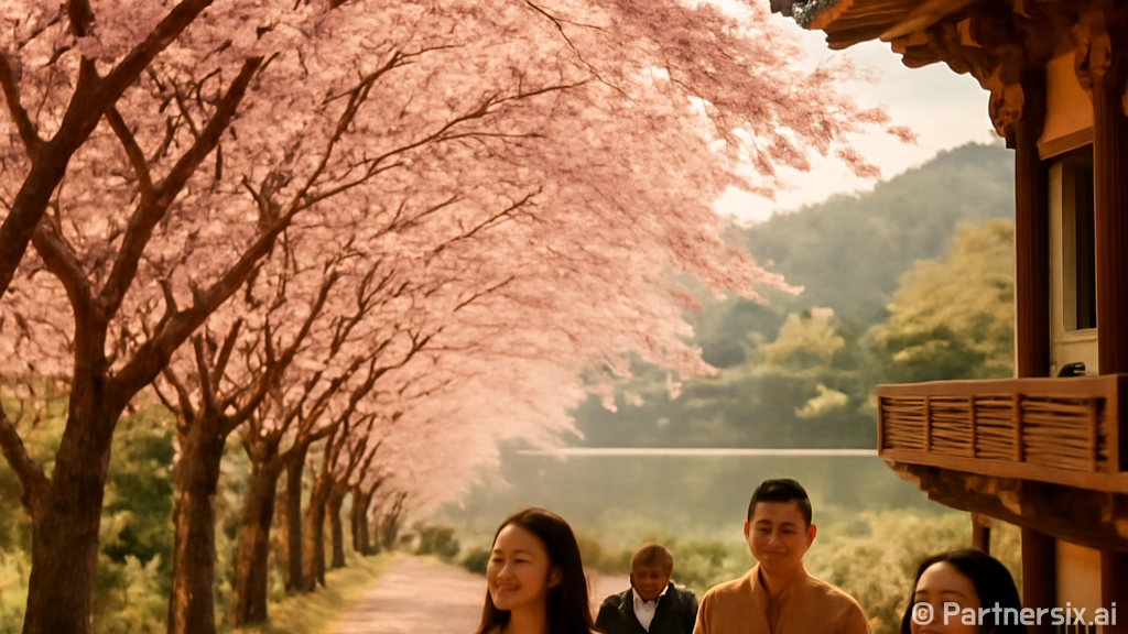 서산 겹벚꽃 명소 …