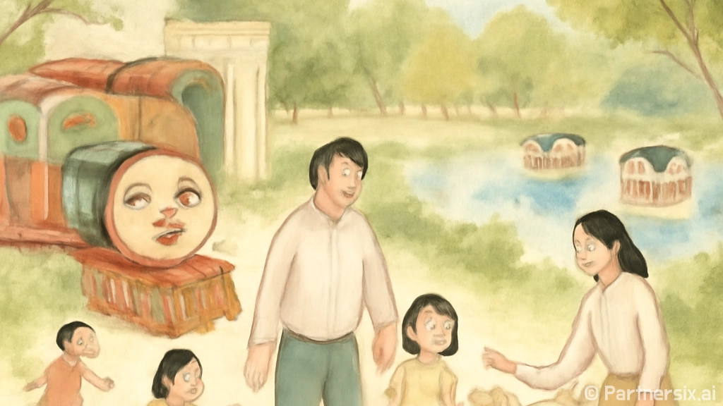 아이와 함께 뛰노는…