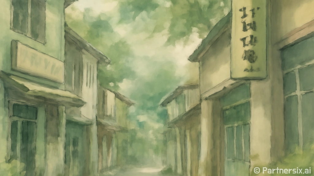 충남 소도시 골목길…