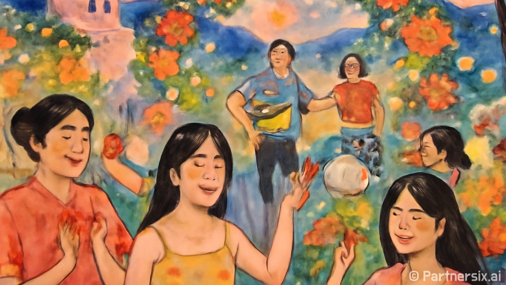 충남 7월, 꽃과 …