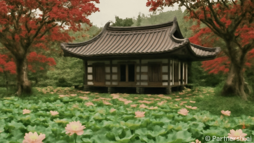 연꽃과 배롱나무꽃 …