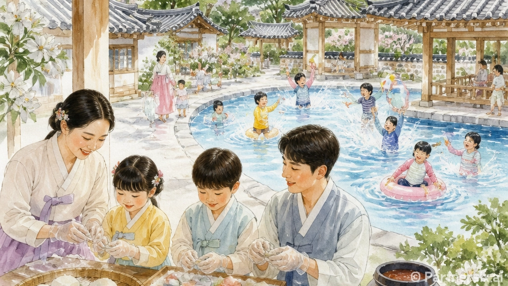 부여기와마을과 궁남지, 아이와 함께하는 여름방학 명소