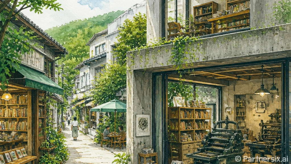 공주책공방북아트센터, 아날로그 감성 여행지