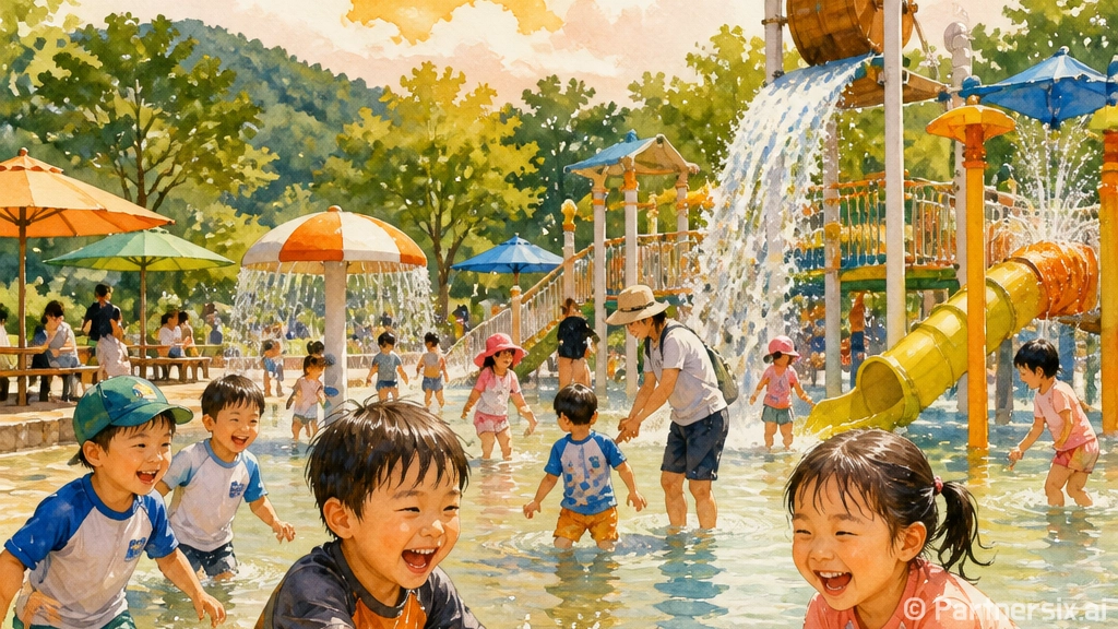 홍성 남장골 어린이공원 무료 물놀이장