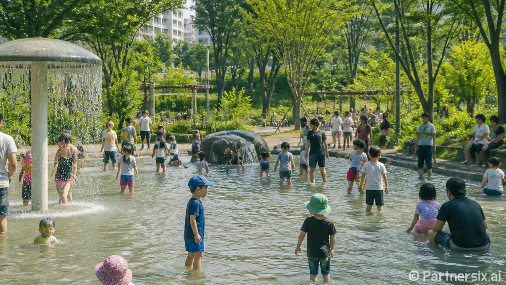 논산시민가족공원 물놀이장 개장 소식