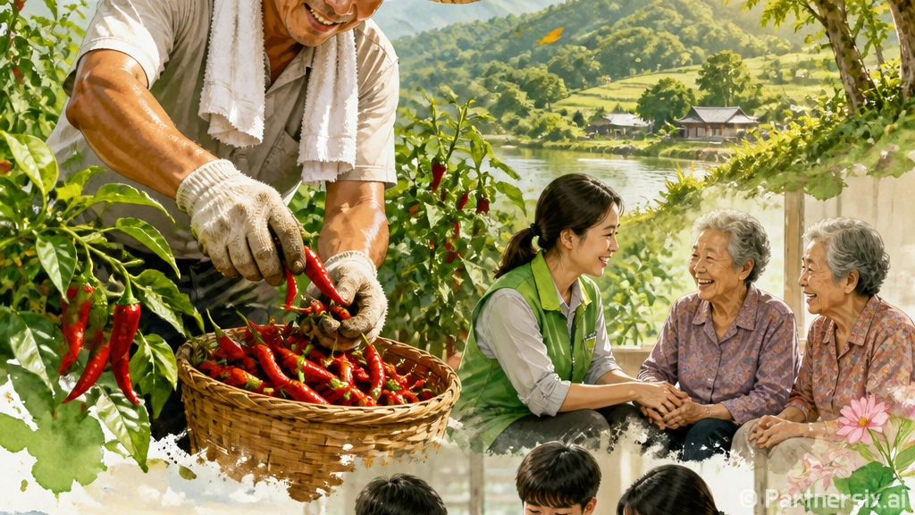 고추 농가 땀방울, 장학금으로 꽃피우다