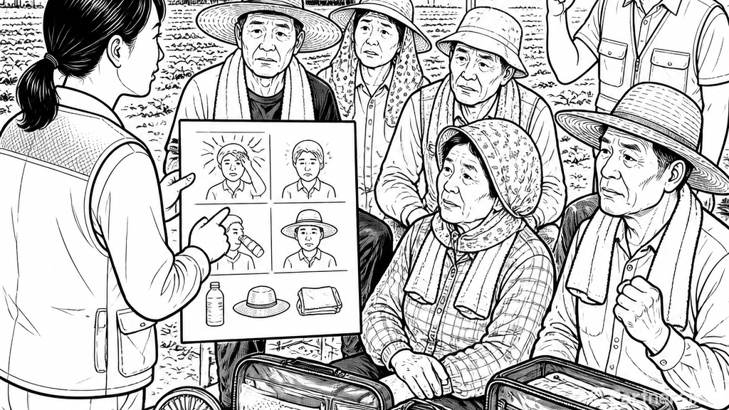 논산시, 폭염 속 …