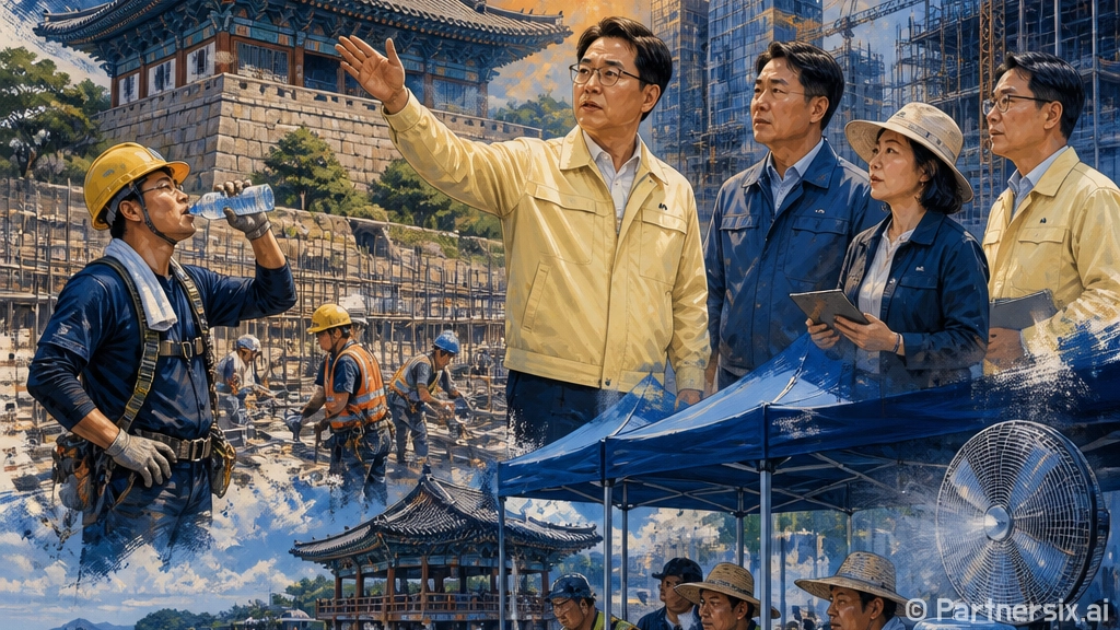 충남도, 폭염 속 근로자 안전 총력 점검