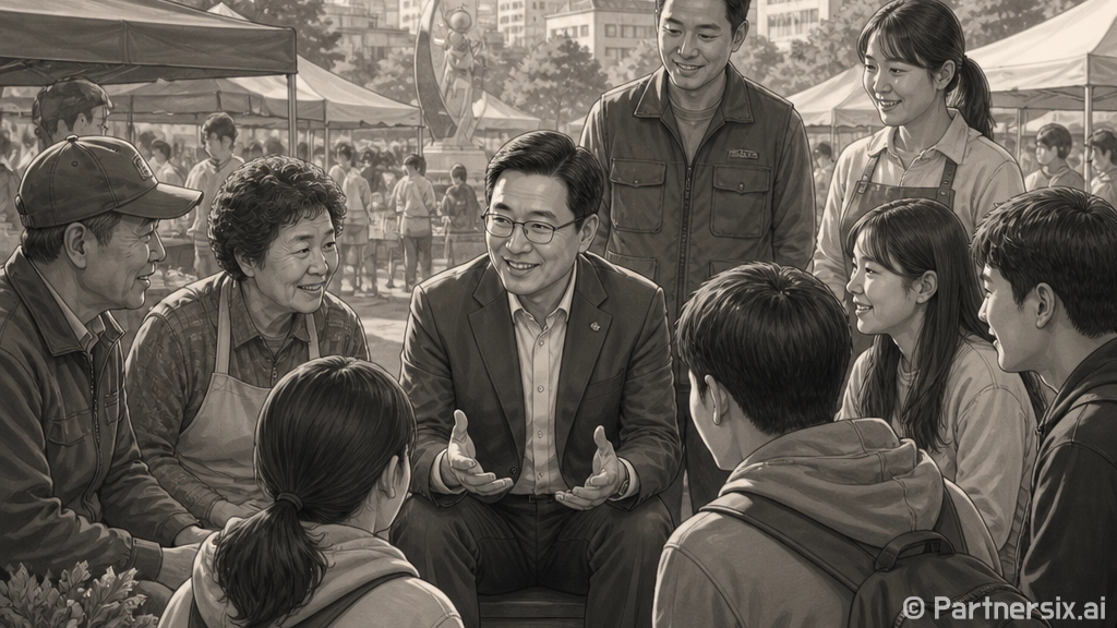 천안시 아침 시장실…