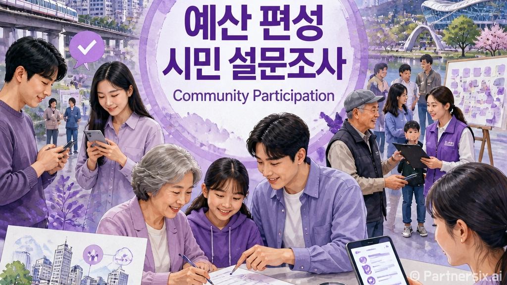 계룡시 2027년 예산 시민 의견 수렴