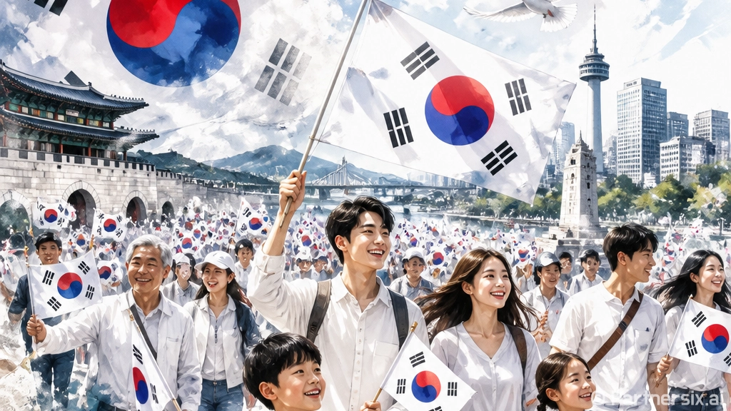 제81주년 광복절, 태극기와 함께하는 서산시민 걷기대회