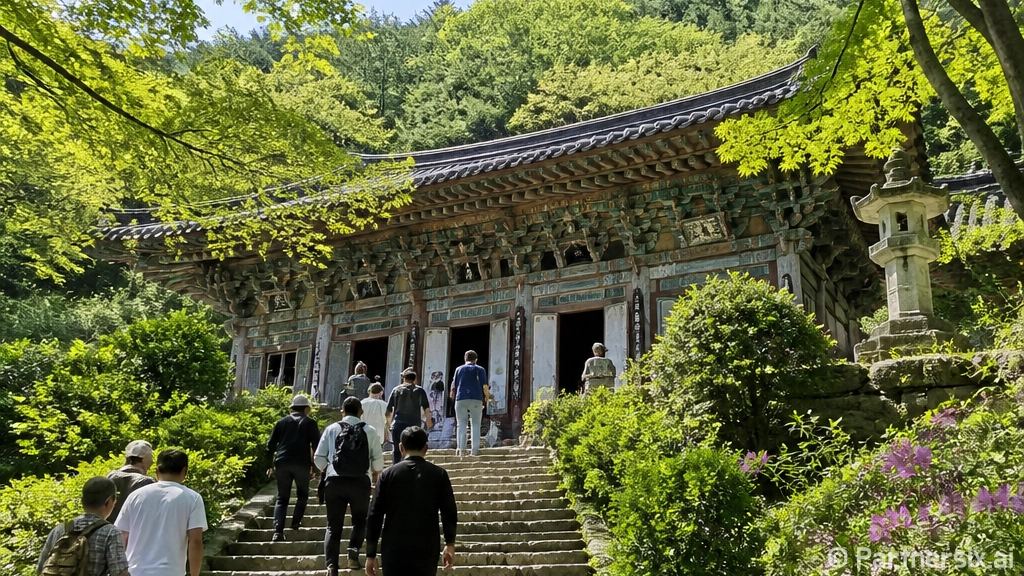 산속 자연과 어우러…