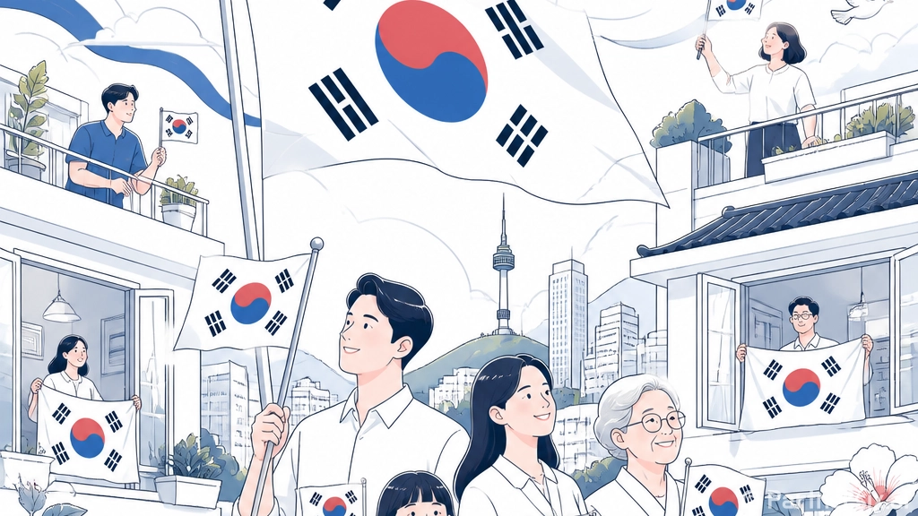 제81주년 광복절 태극기 달기 캠페인