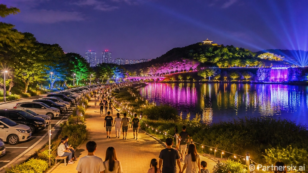 천안 천호지, 여름밤 산책 명소