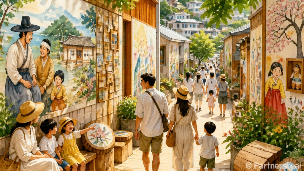 공주 유구에서 만나는 벽화·시장·역사 이야기