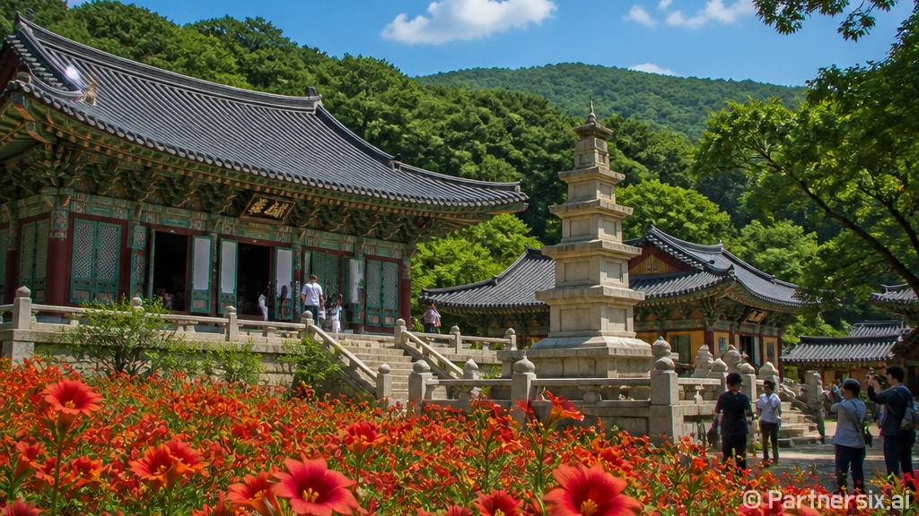 여름 배롱나무꽃 만…