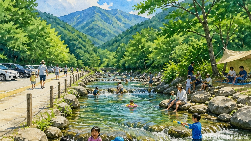 아산 강당골계곡, 여름 무더기 식히는 명소
