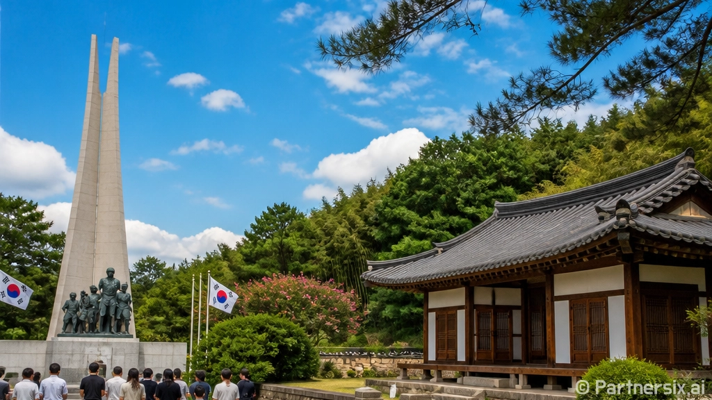 당진 숲빛공원서 만나는 손병희 선생과 광복기념탑
