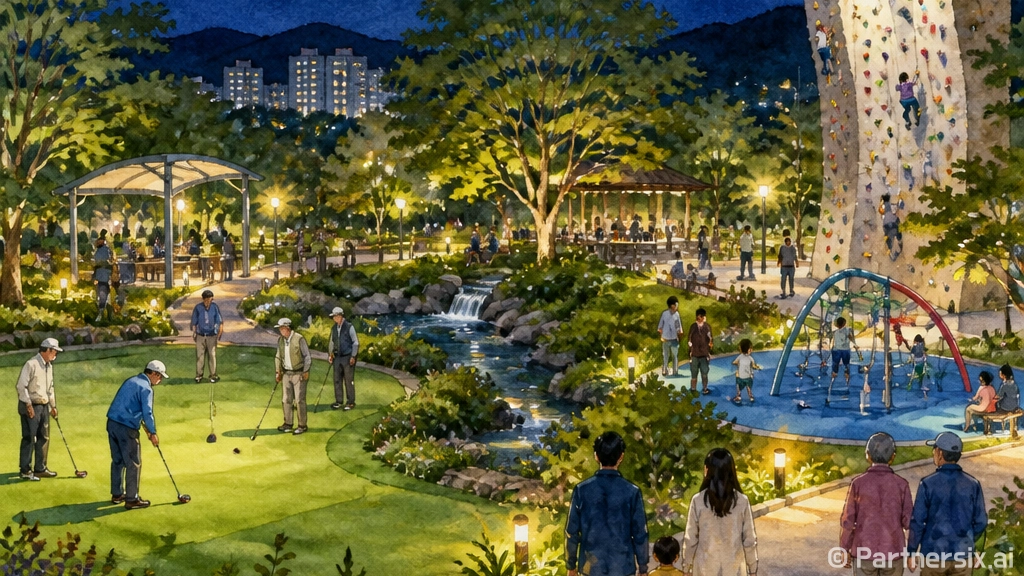 천안 도솔공원 밤산…