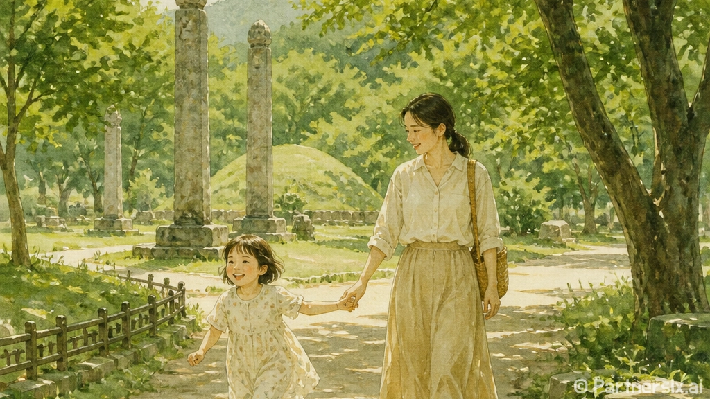 공주 아이와 걷기 …