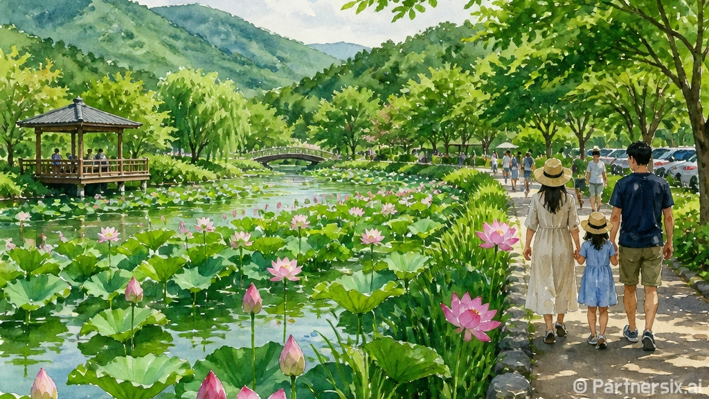 공주 정안천생태공원…
