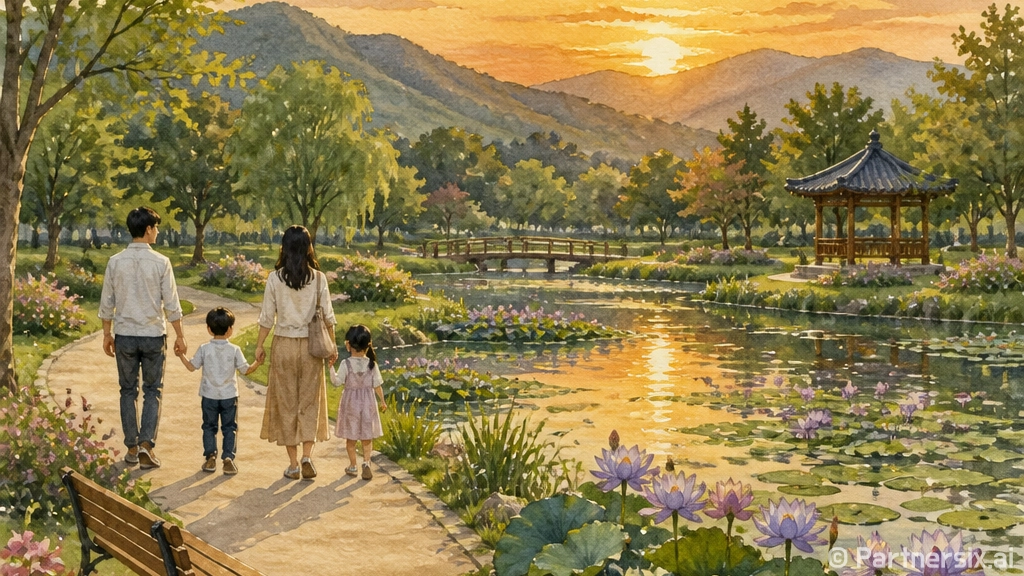 공주 IC 인근 맑…