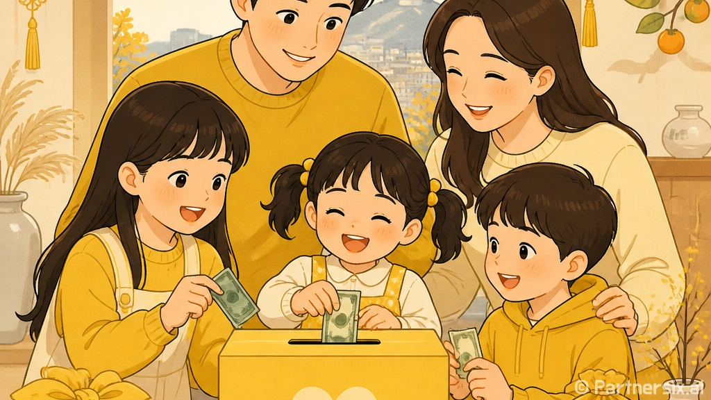 온 가족이 모은 따…