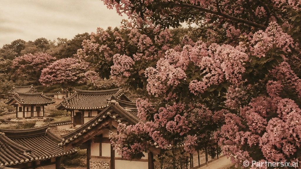 논산 배롱나무 명소…