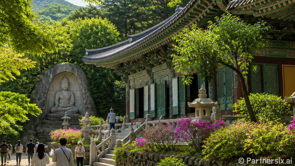 계룡 천마사, 자연…