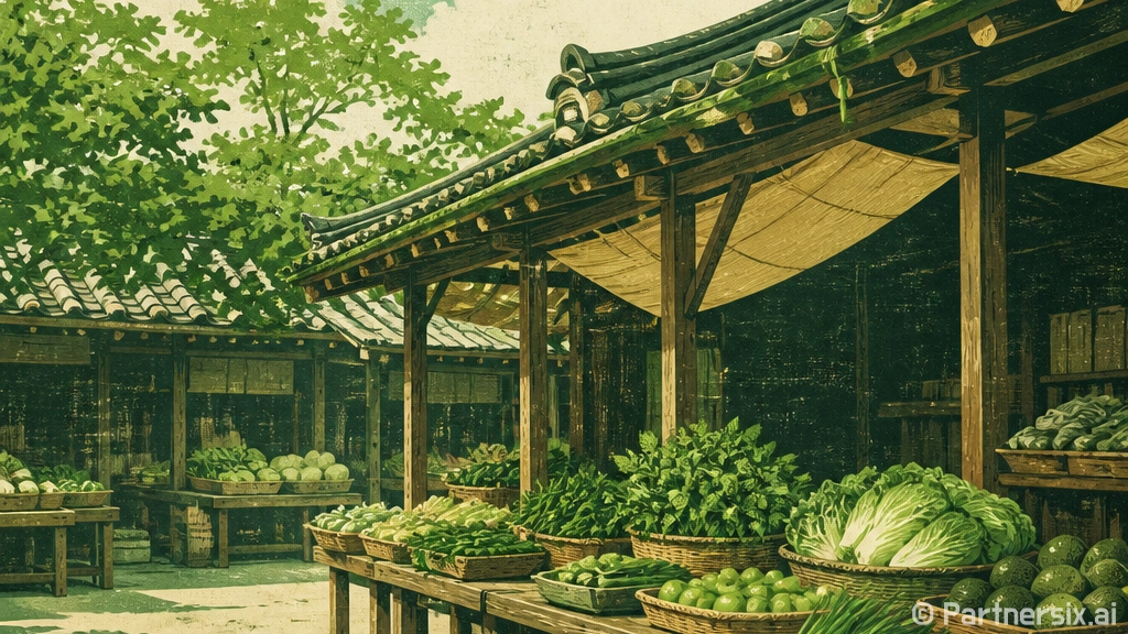 공주 유구전통시장 오일장 풍경