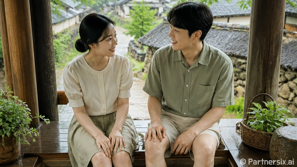 비 오는 날 칠갑산…