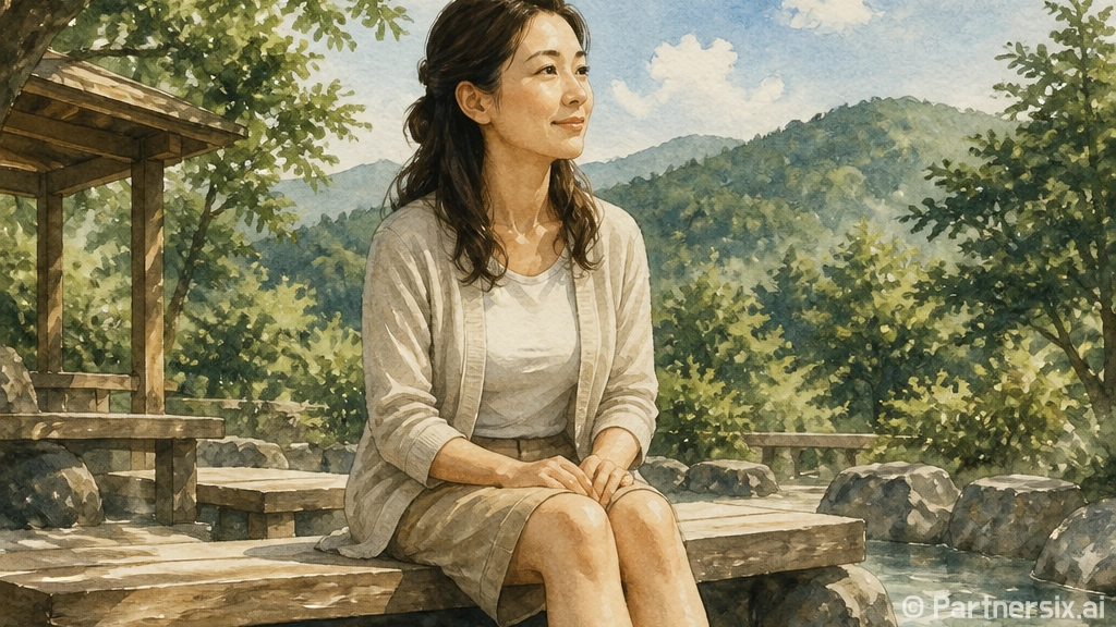 덕산온천족욕장, 힐링의 명소