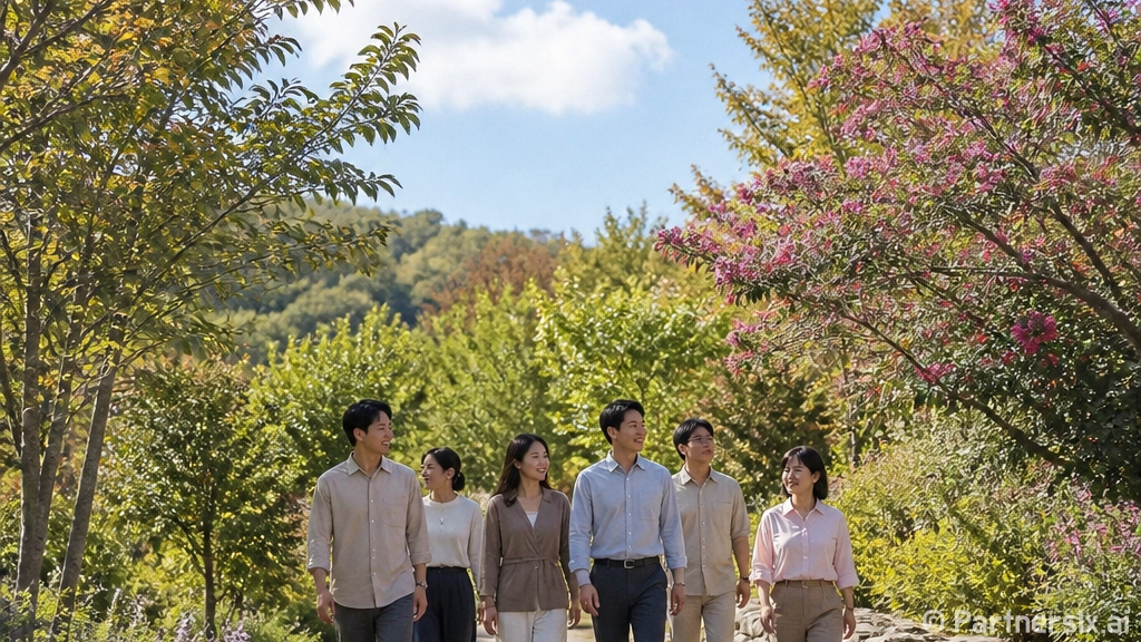가을빛 물든 당진 삼선산수목원 산책기
