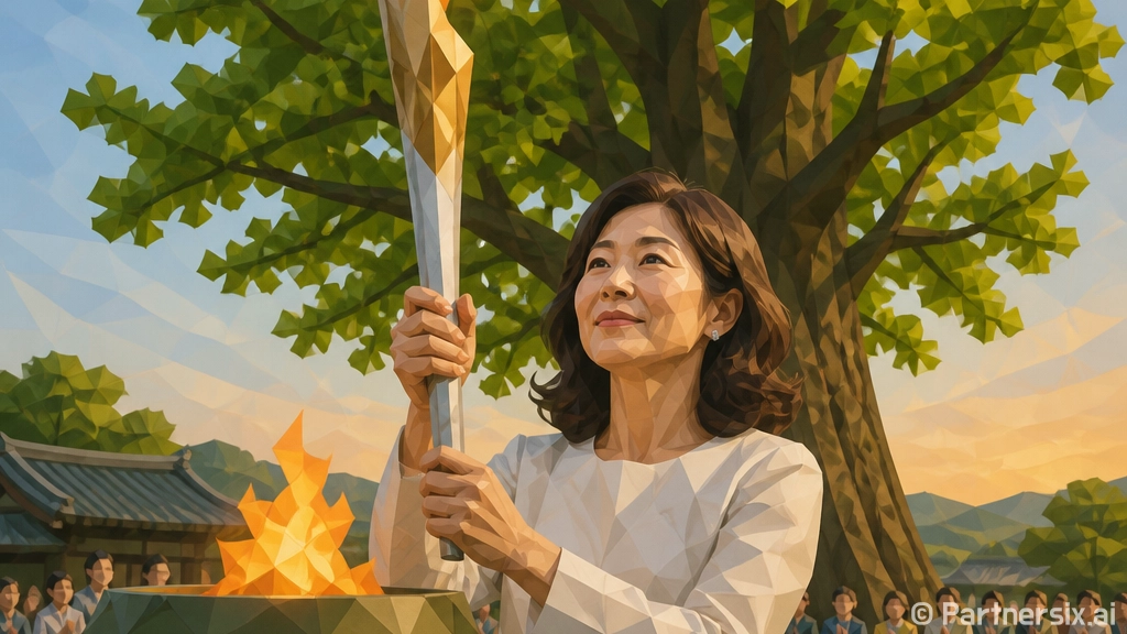 당진 면천서 시작된 도민체전 성화, 시 전역 누빈다