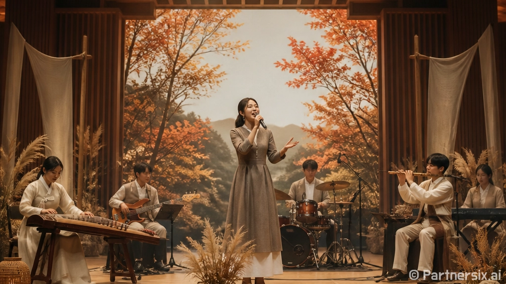 전통과 현대가 어우러진 모던민요 무대