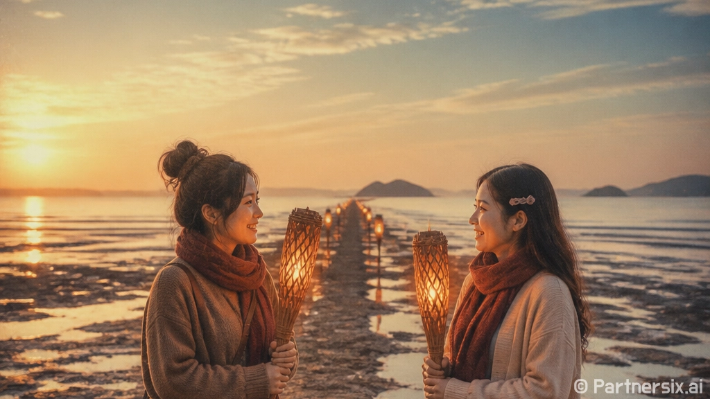 무창포 신비의 바닷길 횃불체험의 밤