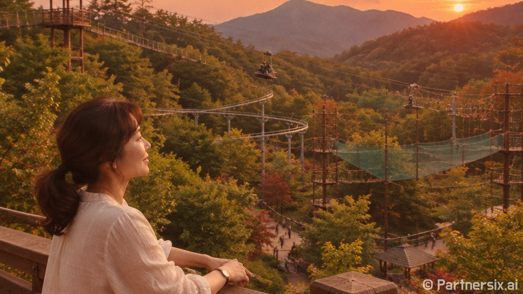 천안 태조산 숲속 레포츠 단지 체험기