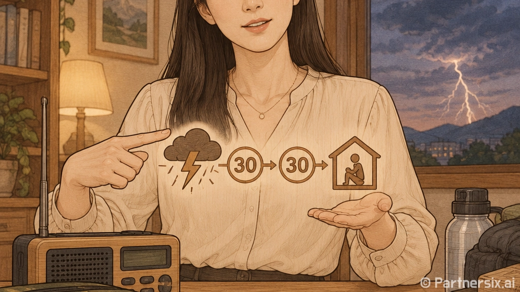 30초 내 천둥 들…