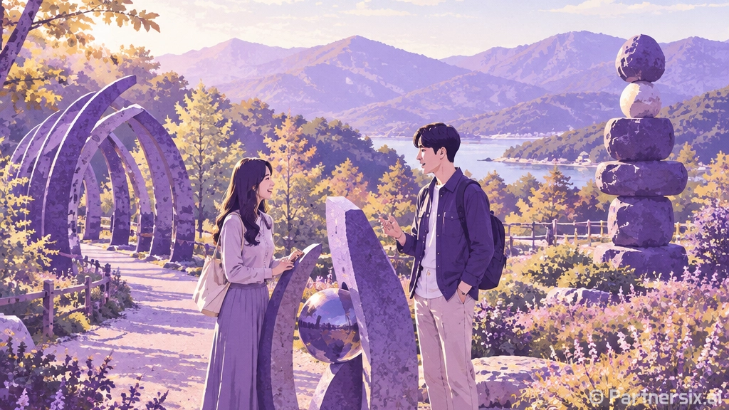 국내 첫 자연미술관, 공주 연미산의 예술 산책